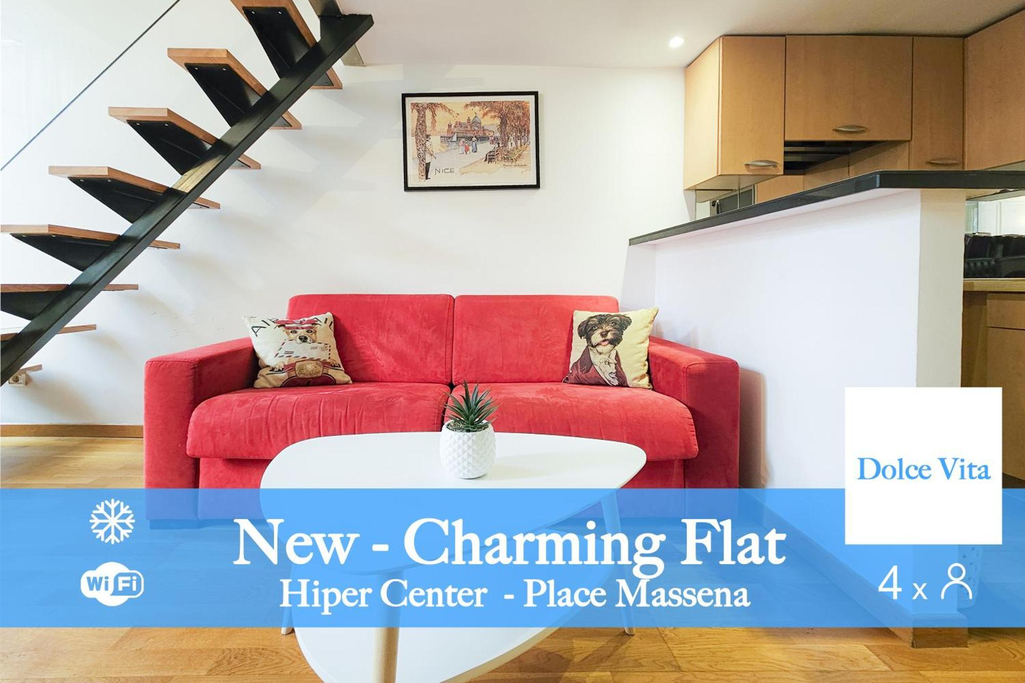 Place Massena 4Pers Hyper Center Ac Apartment Ница Екстериор снимка